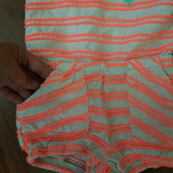 U.S. Polo Assn Onesie Ruffle Sleeves Large Logo - Picture 4 of 8